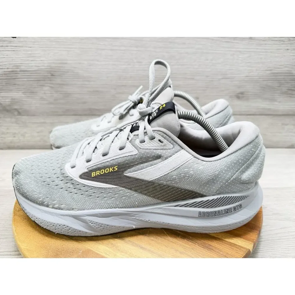 Brooks Adrenaline GTS 24 Alloy White Gold Fusion Men’s 10 2E